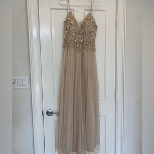 Aidan Detailed Gown Dress
